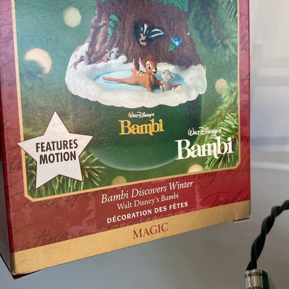 2001 Bambi Discovers Winter Walt Disney Hallmark Keepsake...